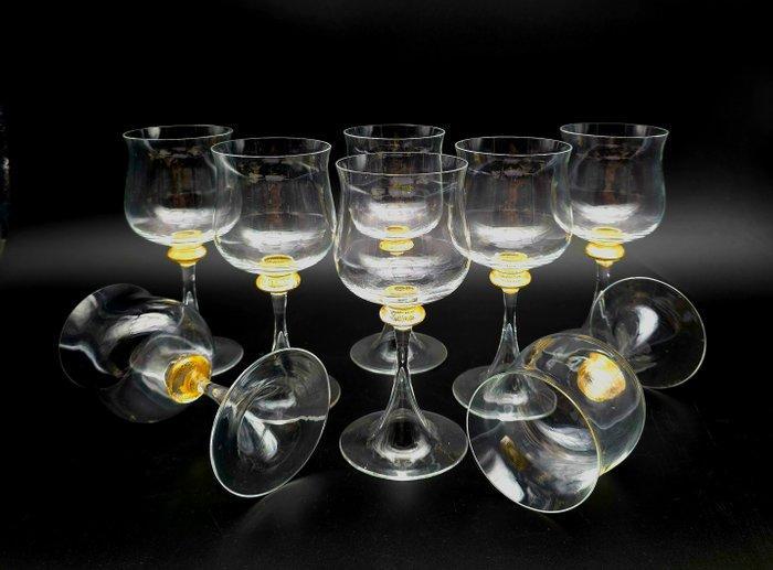 Santi, Murano - Marino Santi - Drinkservies (8) - Gambo, Antiek en Kunst, Antiek | Meubels | Tafels