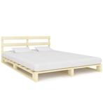 vidaXL Bedframe pallet massief grenenhout 160x200 cm, Verzenden, Nieuw