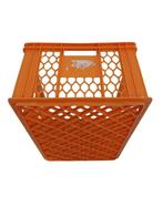 Stapelkrat 600x400x250mm Geperforeerd Oranje Gebruikt, Ophalen of Verzenden, Nieuw