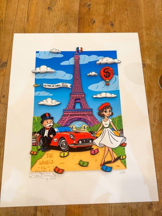 Louis Michel Krüger - From Paris With Love (Mini), Antiek en Kunst, Kunst | Schilderijen | Modern