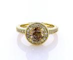 Ring - 14 karaat Geel goud -  1.24ct. tw. Diamant, Nieuw