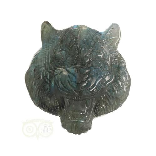 Labradoriet carving  Nr 14 - Tijger, Handtassen en Accessoires, Edelstenen, Nieuw, Verzenden