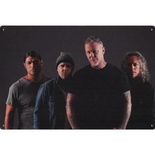 Wandbord -  Metallica The Band, Huis en Inrichting, Woonaccessoires | Wanddecoraties, Nieuw