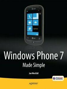 Windows Phone 7 Made Simple. Westfall, Jon   ., Livres, Livres Autre, Envoi