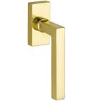 Draaikiepgarnituur Kare/Bauhaus messing gelakt, Doe-het-zelf en Bouw, Nieuw, Overige materialen, Klink of Kruk