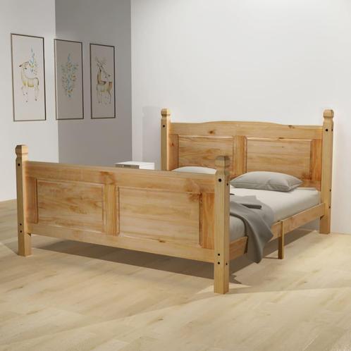 vidaXL Lit et matelas mousse à mémoire Pin mexicain, Maison & Meubles, Chambre à coucher | Lits, Neuf, Envoi