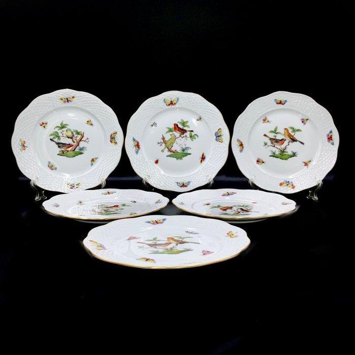 Herend - Exquisite Set of 6 Appetizer Plates (19 cm) -, Antiquités & Art, Antiquités | Meubles | Tables