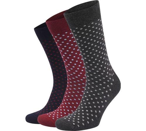 Suitable Sokken 3-Pack Stippen Multicolour maat 42-46 Heren, Kleding | Heren, Sokken en Kousen, Nieuw, Verzenden