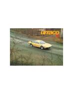 1974 LAMBORGHINI URRACO 111 BROCHURE