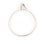 Zonder Minimumprijs - Ring - 18 karaat Witgoud - 0.05ct. tw., Nieuw