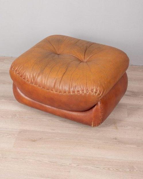 Mobil Girgi - Voetbankje - Sapporo - Hout, Leder, Antiek en Kunst, Antiek | Meubels | Stoelen en Sofa's