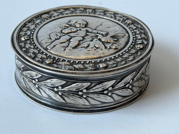 Boîte - Argent 950 - Orfèvre Henin & Cie, Paris, Antiek en Kunst, Antiek | Zilver en Goud