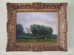 Johan Hendrik Doeleman (1848–1913) - Landscape with cows in, Antiek en Kunst