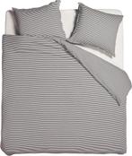 2dekans | vtwonen - Dekbedovertrek - Comfy - Stripe Grey -, Huis en Inrichting, Slaapkamer | Beddengoed, Ophalen of Verzenden