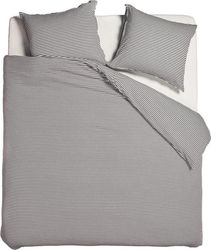2dekans | vtwonen - Dekbedovertrek - Comfy - Stripe Grey -, Huis en Inrichting, Slaapkamer | Beddengoed, Ophalen of Verzenden