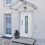 vidaXL Voordeur 108x208 cm PVC wit, Doe-het-zelf en Bouw, Verzenden, Nieuw