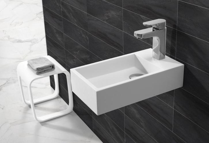 Sanifun wastafel Day 400 x 220 x 100 L, Huis en Inrichting, Badkamer | Badkamermeubels, Minder dan 25 cm, Nieuw, (Half)hoge kast