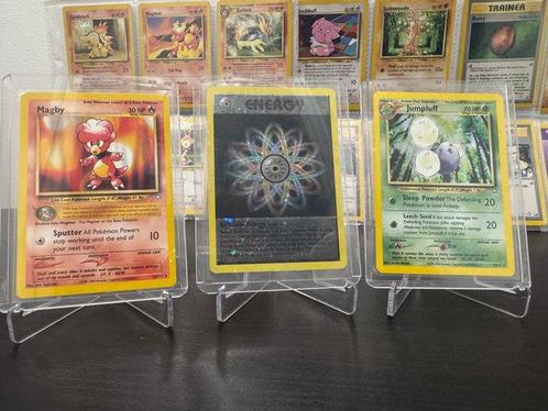 WOTC Pokémon - 28 Incomplete Album - Jumpluff, Magby,, Hobby en Vrije tijd, Verzamelkaartspellen | Pokémon