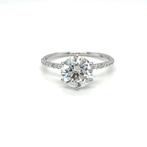Zonder minimumprijs - Ring - 14 karaat Witgoud - 1.10ct. tw., Handtassen en Accessoires, Ringen, Nieuw