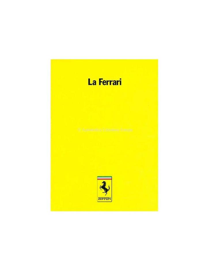 1983 FERRARI LA FERRARI BROCHURE 277/83, Boeken, Auto's | Folders en Tijdschriften, Ophalen of Verzenden