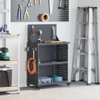 vidaXL Gereedschapswagen Antraciet 65 x 35 x 111 cm, Verzenden, Nieuw