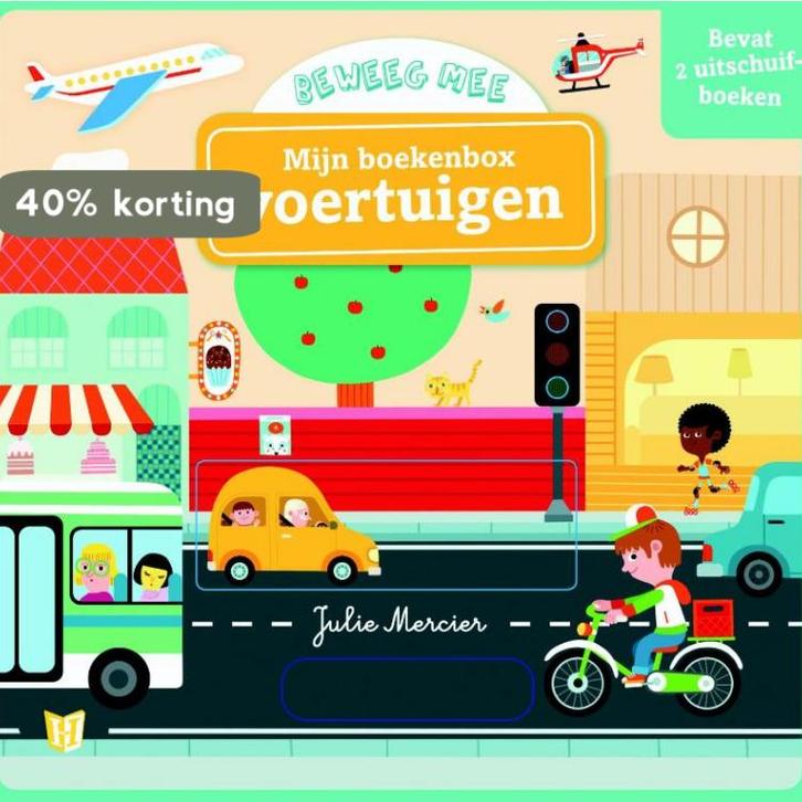 Mijn boekenbox, voertuigen 9789025113438 Julie Mercier, Boeken, Kinderboeken | Baby's en Peuters, Gelezen, Verzenden