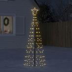 vidaXL Arbre de Noël lumineux avec piquets 220 LED blanc, Neuf, Verzenden