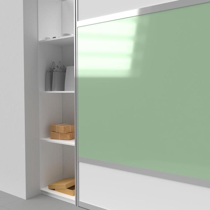 Lacobel pastel green 6 mm (onafgewerkt), Doe-het-zelf en Bouw, Glas en Ramen, Nieuw, Verzenden