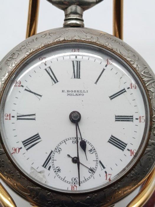 E.Boselli - Milano - Orologio da Taschino  - 1900-1949, Handtassen en Accessoires, Horloges | Heren