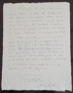 Felipe VI y Antonio López - Carta dedico en su mayoria de, Collections