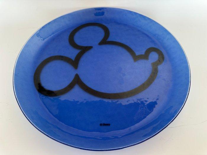 Disney – Large Decorative Plate – Blue with Mickey Mouse, Verzamelen, Disney