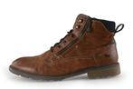 Mustang Veterboots in maat 45 Cognac | 5% extra korting, Kleding | Heren, Schoenen, Overige kleuren, Verzenden, Boots, Mustang