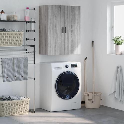 vidaXL Hangkast 69,5x34x90 cm grijs sonoma eikenkleurig, Huis en Inrichting, Kasten | Dressoirs, Nieuw, Verzenden