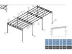 Veiling - Staalconstructie 6 x 12 mtr, Doe-het-zelf en Bouw, Nieuw