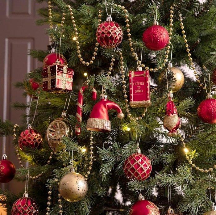 Kerstballen (100) - Glas - Luxe vintage kerstballen, Diversen, Kerst