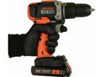 BLACK+DECKER 18V - Accuklopboor 1.5Ah met lader - 2, Verzenden, Zo goed als nieuw