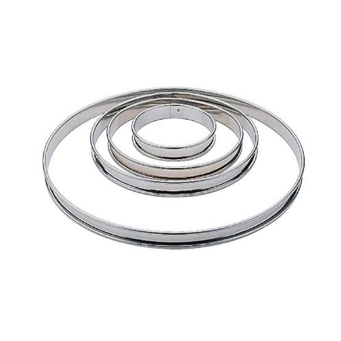 Taartring RVS plat glad | 16(Ø)x1,8(h)cm Matfer Bourgeat, Zakelijke goederen, Horeca | Keukenapparatuur, Nieuw in verpakking, Verzenden