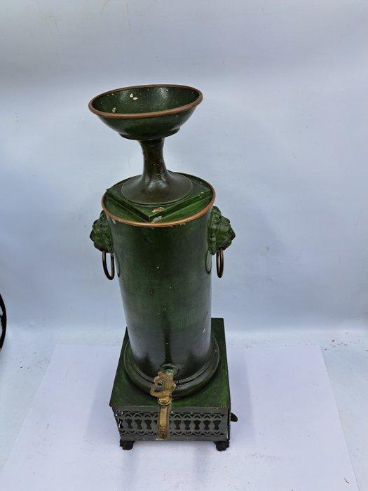 Koffiepot - Cylinderpot - Messing, Metaal - Kraanpot 19e, Antiek en Kunst, Antiek | Overige Antiek