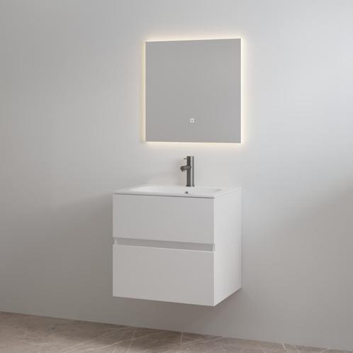 Badmeubelset met Kraangat Best Design Splash 60 cm Glans Wit, Doe-het-zelf en Bouw, Sanitair, Bad, Nieuw, Ophalen of Verzenden