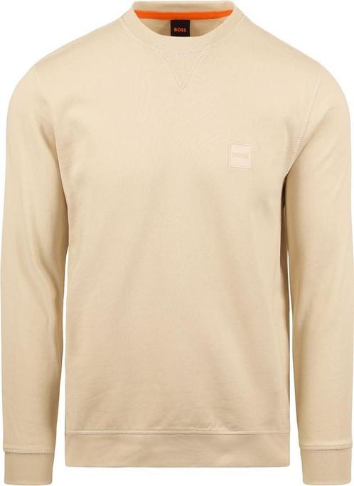 BOSS Sweater Westart Ecru maat Maat 52/54 (L) Heren, Kleding | Heren, Truien en Vesten, Beige, Nieuw, Maat 52/54 (L), Verzenden