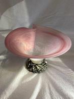 Vide-poche - Prachtige glazen sleutelhanger op voet,, Antiek en Kunst