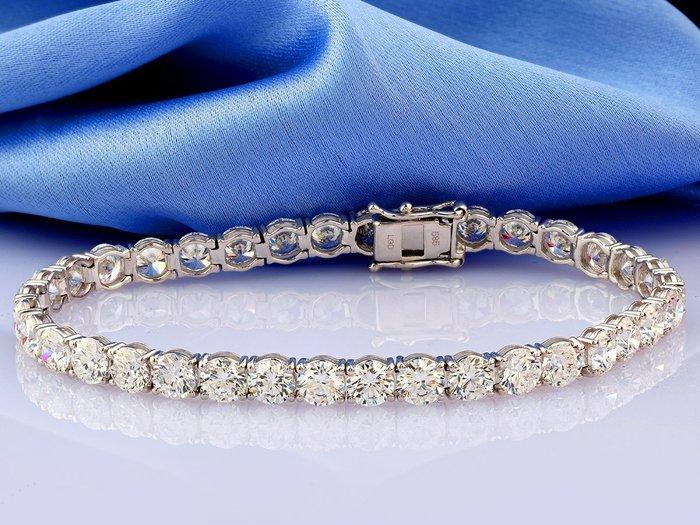 Armband - 14 karaat Witgoud - 10.48ct. tw. Diamant, Bijoux, Sacs & Beauté, Bracelets