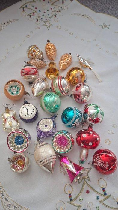 Kerstdecoratie (25) - Glas - Oude kerstboom versiering, Diversen, Kerst