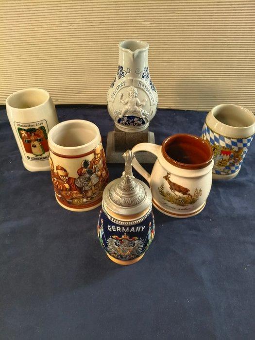 Gerz - Bierpul (6) - Geglazuurde en glazuurde keramiek +, Antiek en Kunst, Antiek | Speelgoed