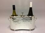 Wijnkoeler - Wijnkoeler voor twee flessen met een vak voor, Nieuw