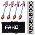 Fako Bijoux® - Theelepel / Koffielepel Hangende Kat -, Huis en Inrichting, Keuken | Bestek, Verzenden, Nieuw