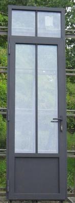 steellook aluminium buitendeur , deur 78 x 222/266 zwart, Minder dan 80 cm, 215 cm of meer, Nieuw, Ophalen of Verzenden