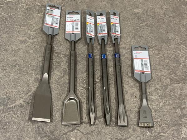 Veiling - Bosch beitels SDS-plus set 6-delig, Doe-het-zelf en Bouw, Gereedschap | Handgereedschap