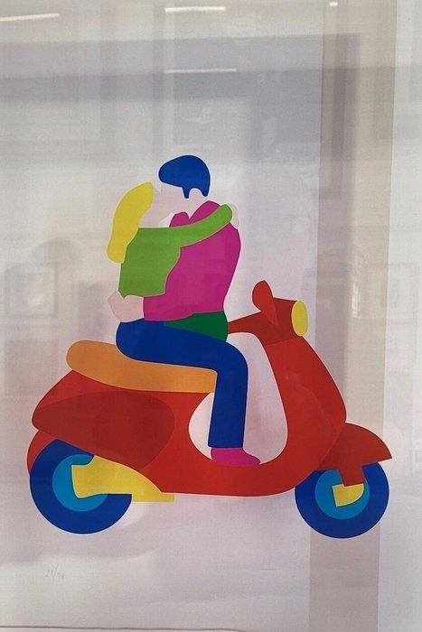 Marco Lodola (1955) - Love escape, Antiek en Kunst, Antiek | Overige Antiek