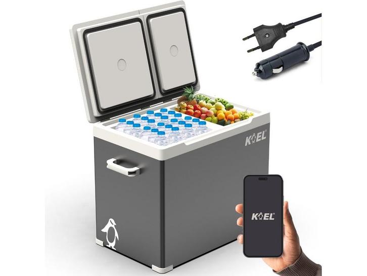 KOEL Crate Dual 38 - Compressor Koelbox 12V en 230V - Koelen, Caravans en Kamperen, Kampeeraccessoires, Zo goed als nieuw, Verzenden